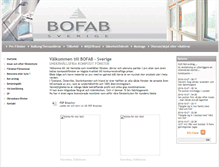 Tablet Screenshot of bofab-sverige.se